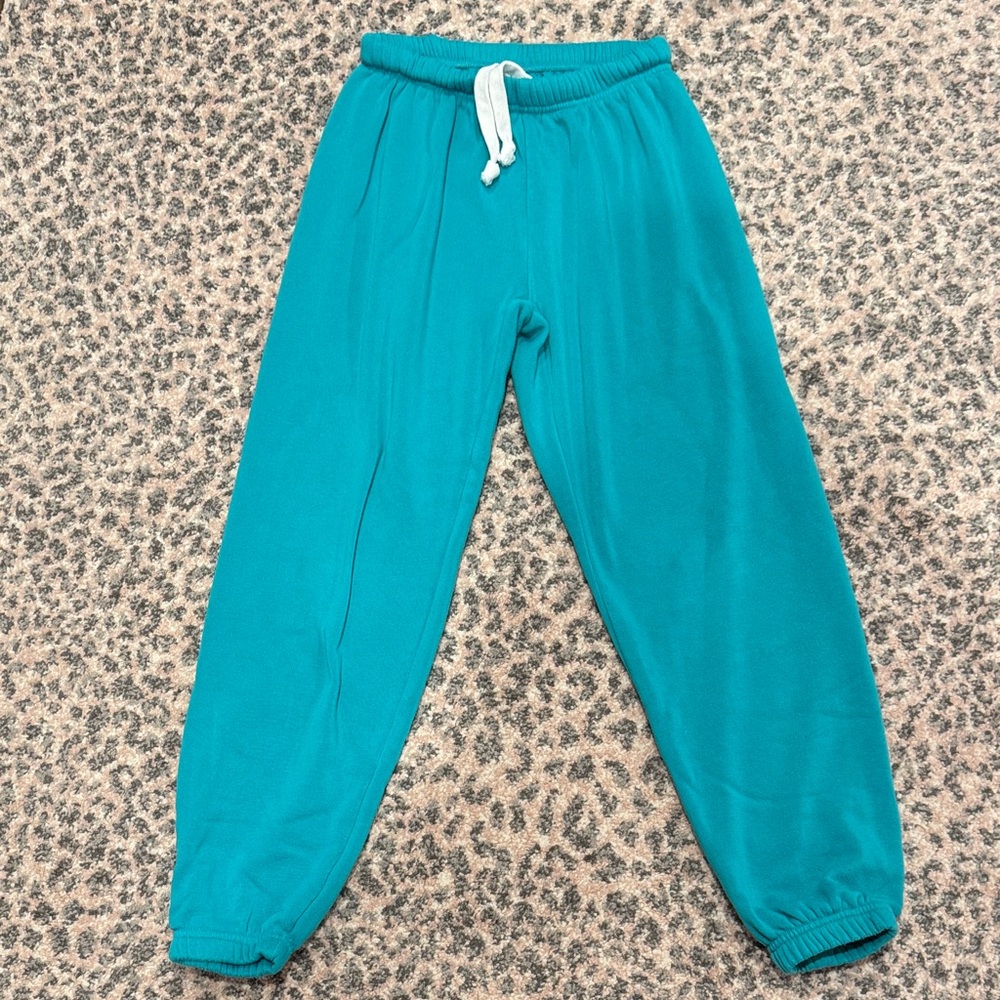 Katie J NYC Teal Kids Sweatpants XL